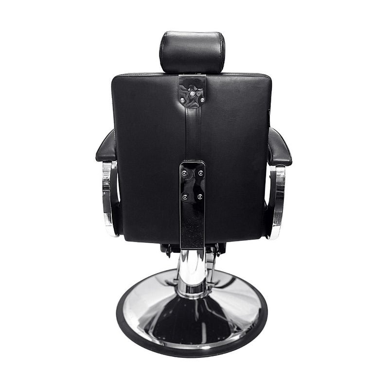 Karma Mt Isa Barber Chair Chrome & Black 04080102-zoom-
