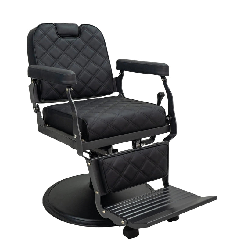 Karma Paddington Barber Chair Black & Black-zoom-