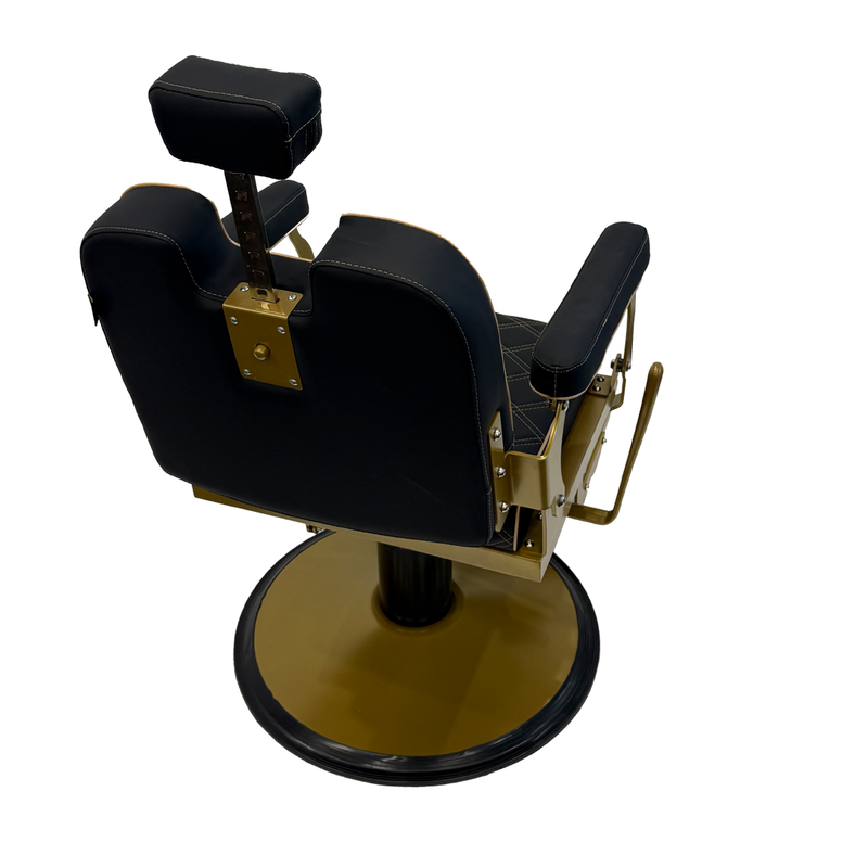 Karma Paddington Barber Chair Black & Gold-zoom-