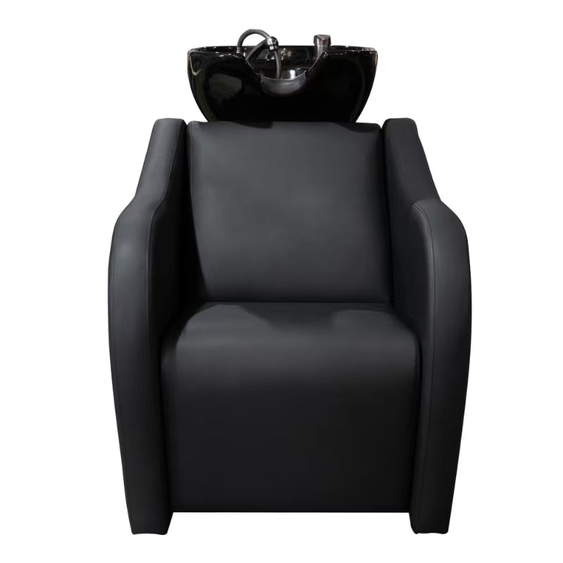 Karma Shampoo Unit Mosman with Shiatsu Massage Black with Black Deep Basin 0318012201-zoom-