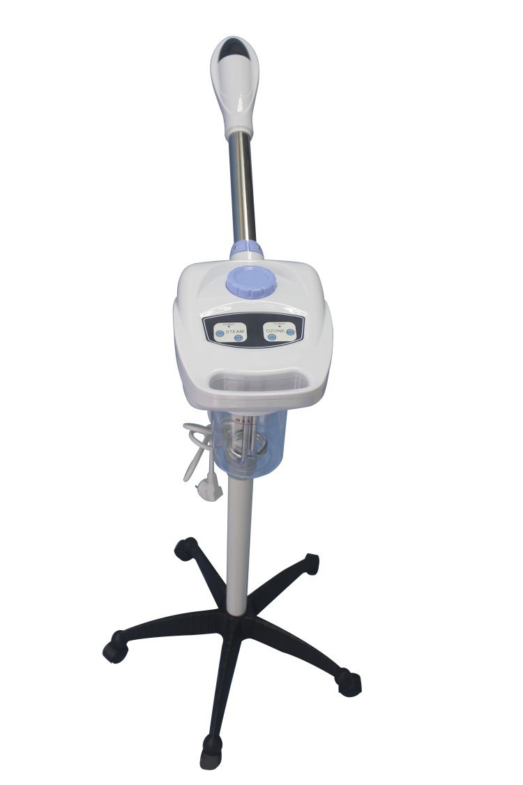 Medical device on a stand with a white background