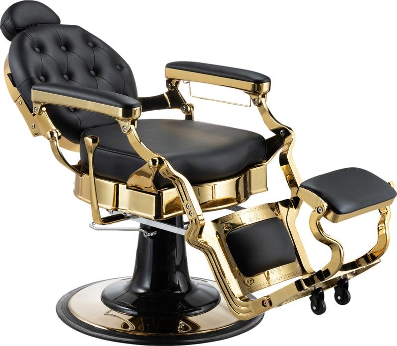 Karma Mackay Barber Chair Black & Gold-zoom-