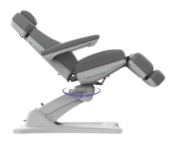 Karma Inglewood Beauty Bed or Treatment Table Full Electric 09172410 - Charcoal-zoom-
