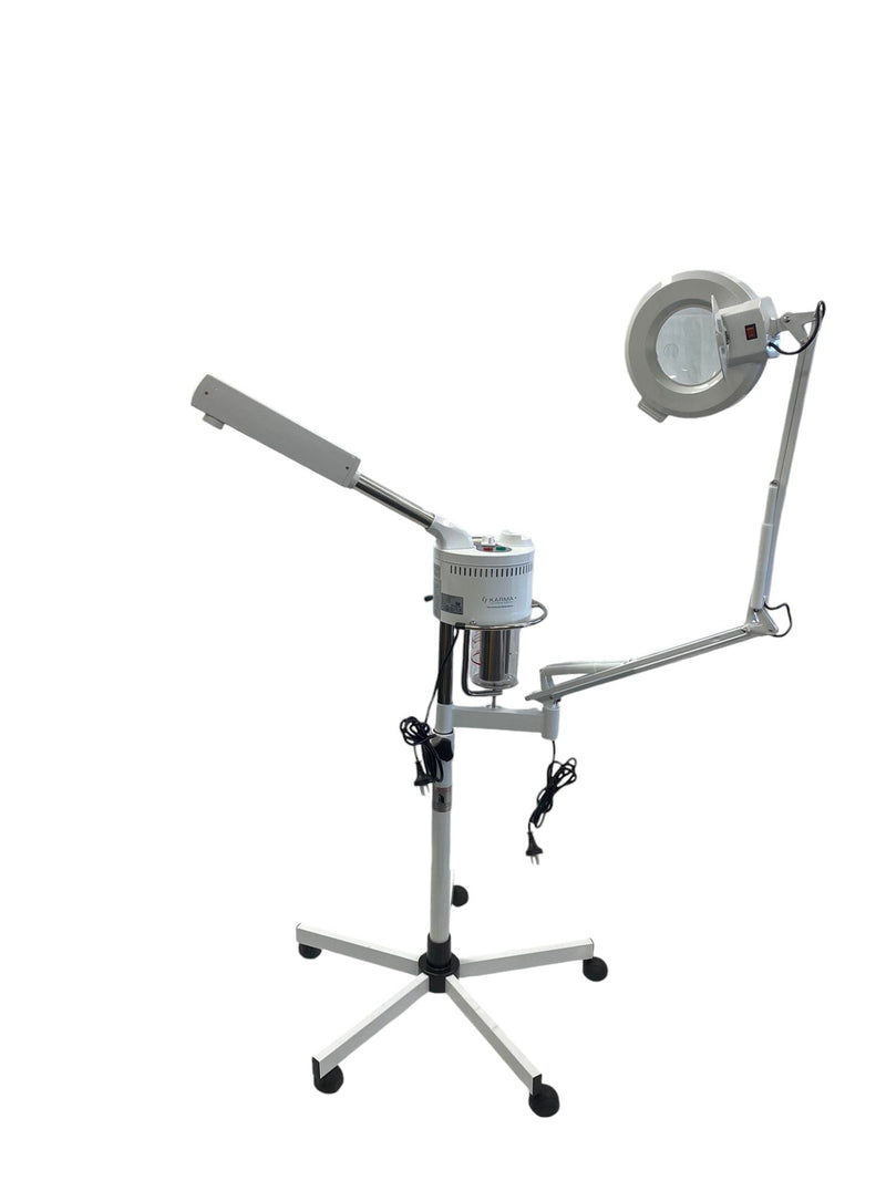 Karma Facial Steamer with Ozone - White and LED Magnifying Lamp 01050410-zoom-