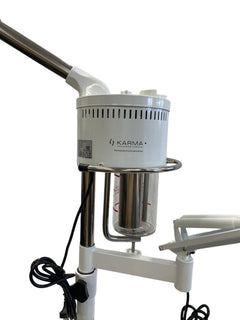 Karma Facial Steamer with Ozone - White and LED Magnifying Lamp 01050410 Facial Steamers Karma