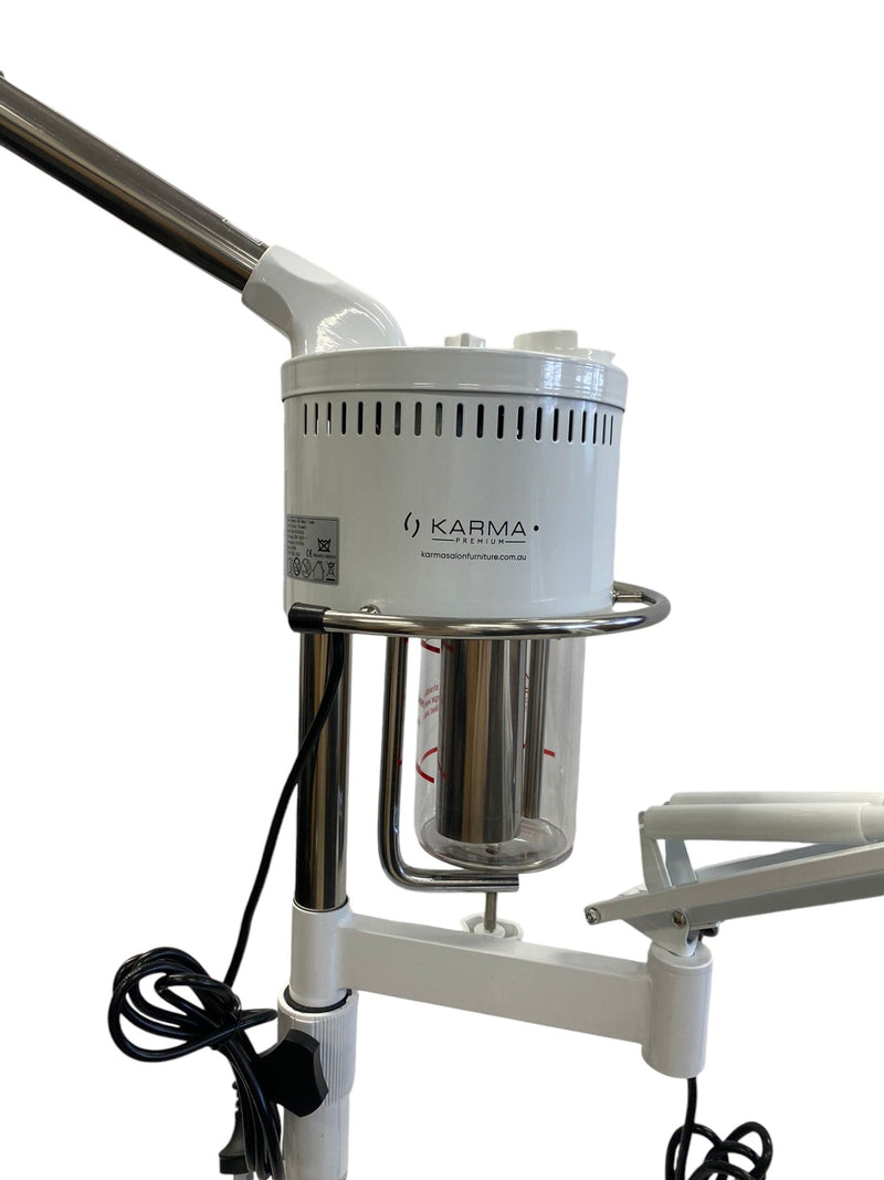 Karma Facial Steamer with Ozone - White and LED Magnifying Lamp 01050410-zoom-