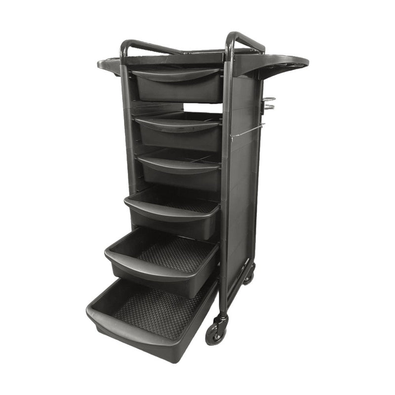 Karma Darwin Full Metal 6 Tier Hair Salon Super Heavy Duty Trolley 080501 - Fully Assembled-zoom-