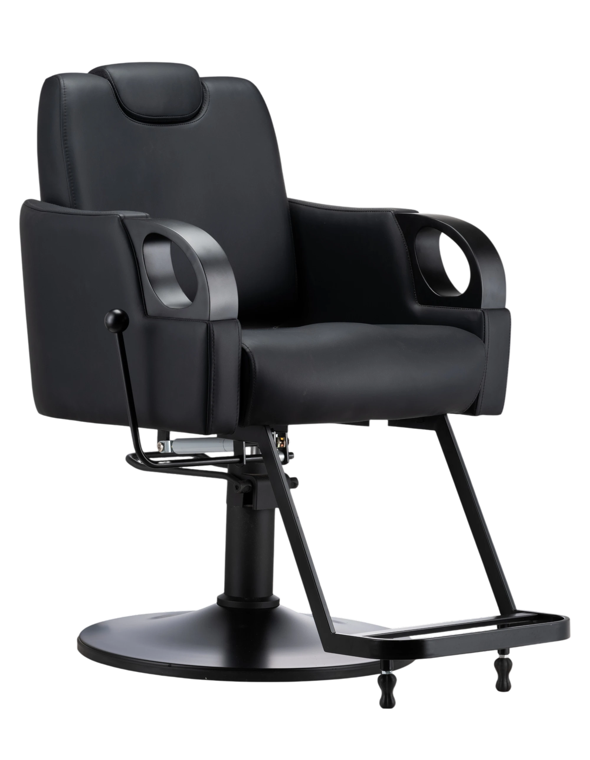 Karma Tumut Reclining Salon/ Barber/ Beauty Chair 02230101 - Black-zoom-1