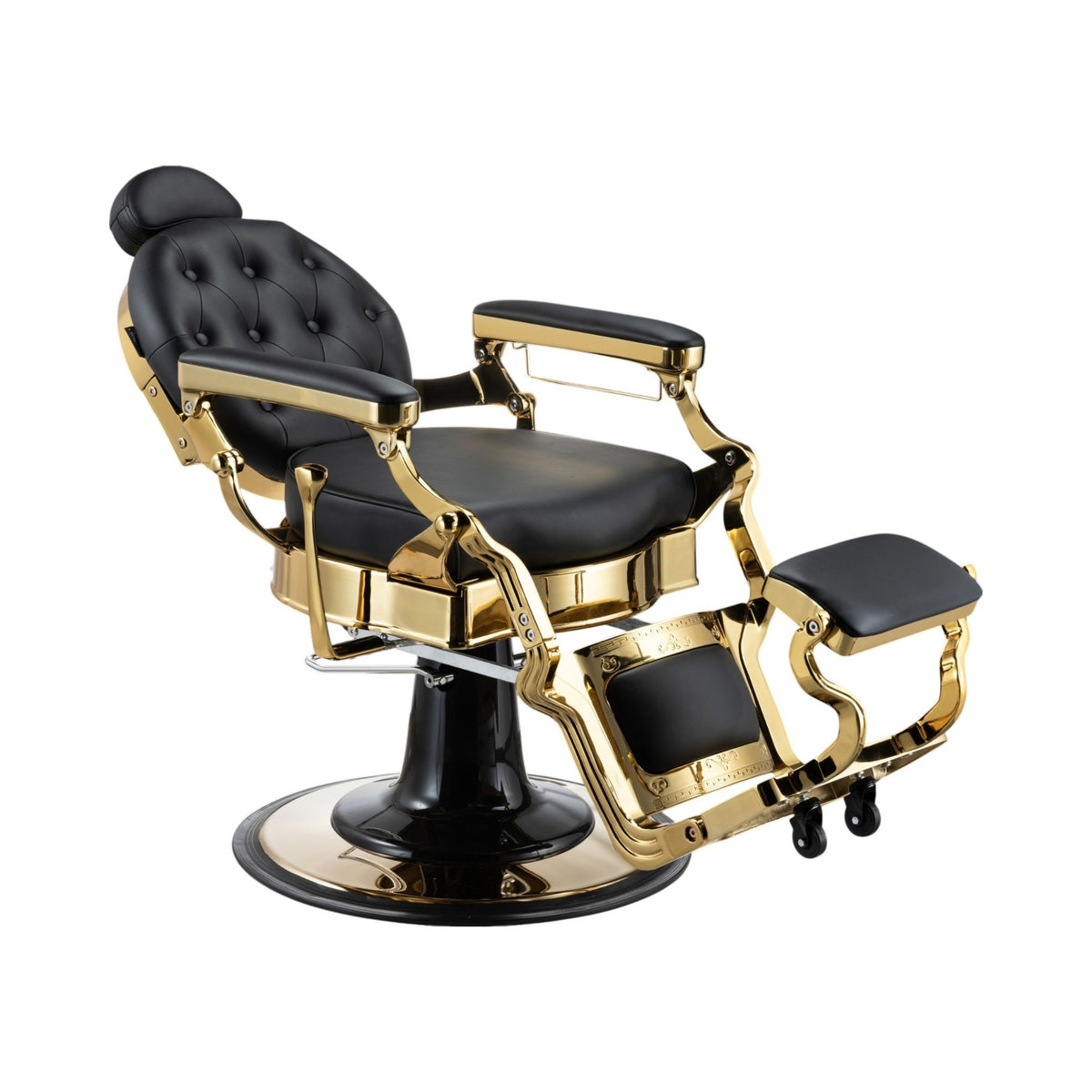 Karma Mackay Barber Chair - Black & Gold