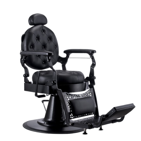 Karma Gold Coast Barber Chair - Black & Black-zoom-