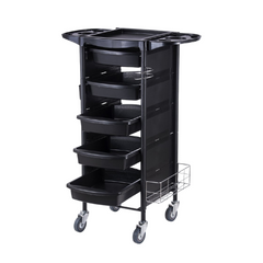 Karma Humpty Doo Heavy Duty 5 Tier Hair Salon Trolley 08010101 - Fully Assembled Salon Trolleys Karma