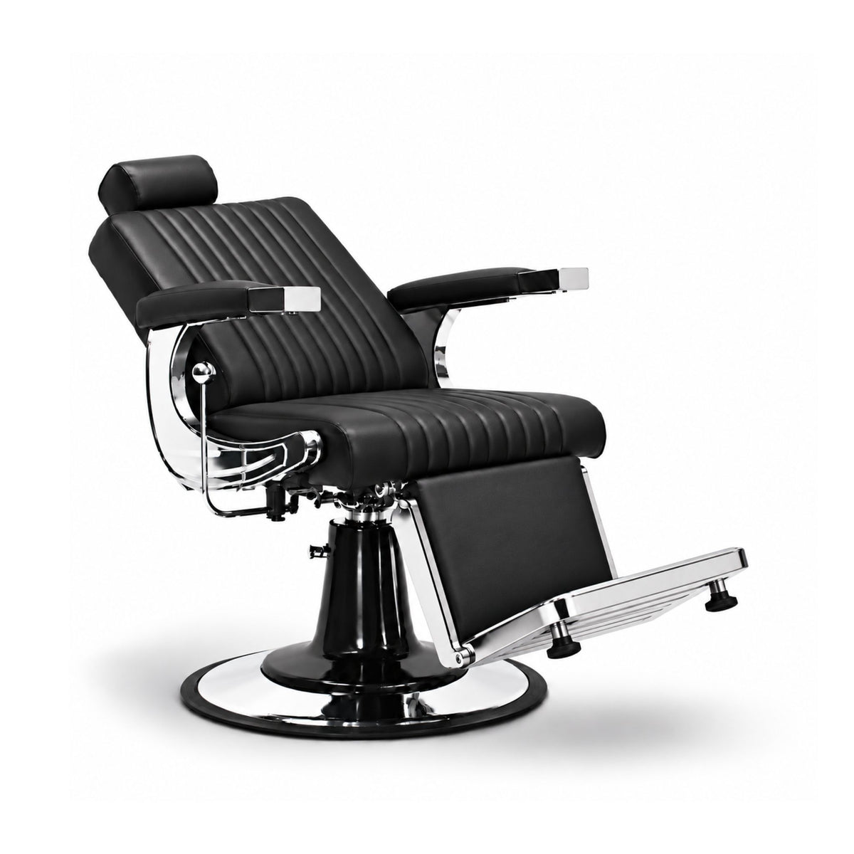 Karma Mt Isa Barber Chair - Black & Chrome