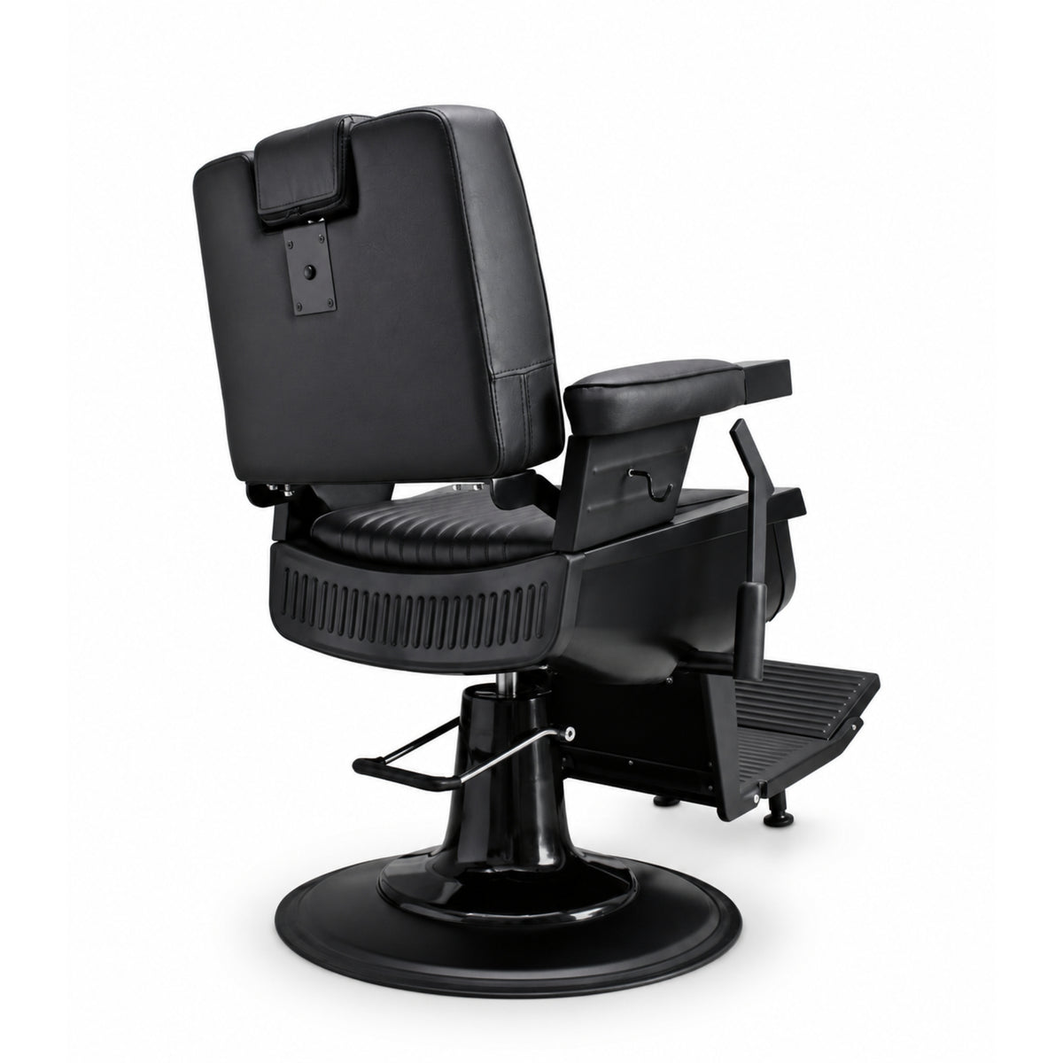 Karma Brisbane Barber Chair - Black & Black-3