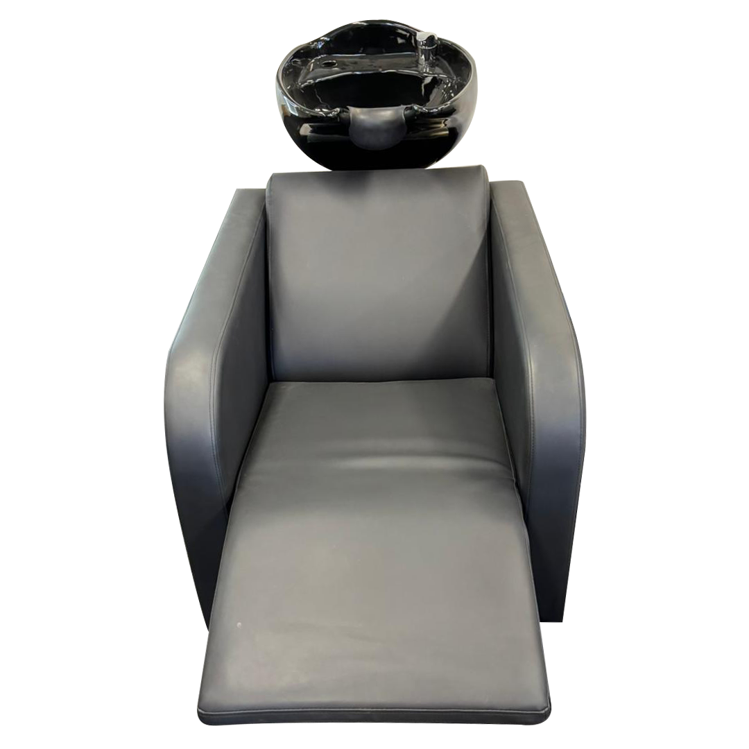 Karma Complete Shampoo Unit Clunes Electric Black with Black Standard Basin 0315012101E Shampoo Units Karma