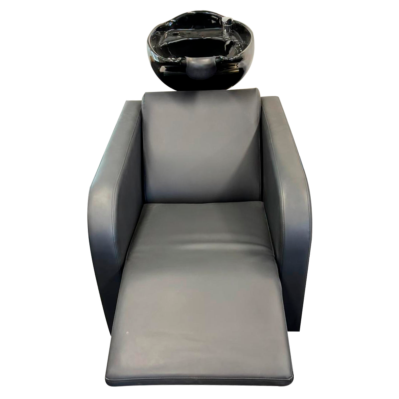 Karma Complete Shampoo Unit Clunes Electric Black with Black Standard Basin 0315012101E-zoom-