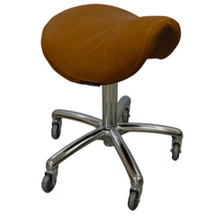 Karma Evandale Salon Saddle Stool Tan No.05