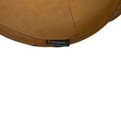 arma Evandale Tan No.05 salon saddle stool Karma branding tag
