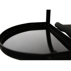 Close-up of the attachable side work table on the Karma St Ives portable makeup chair