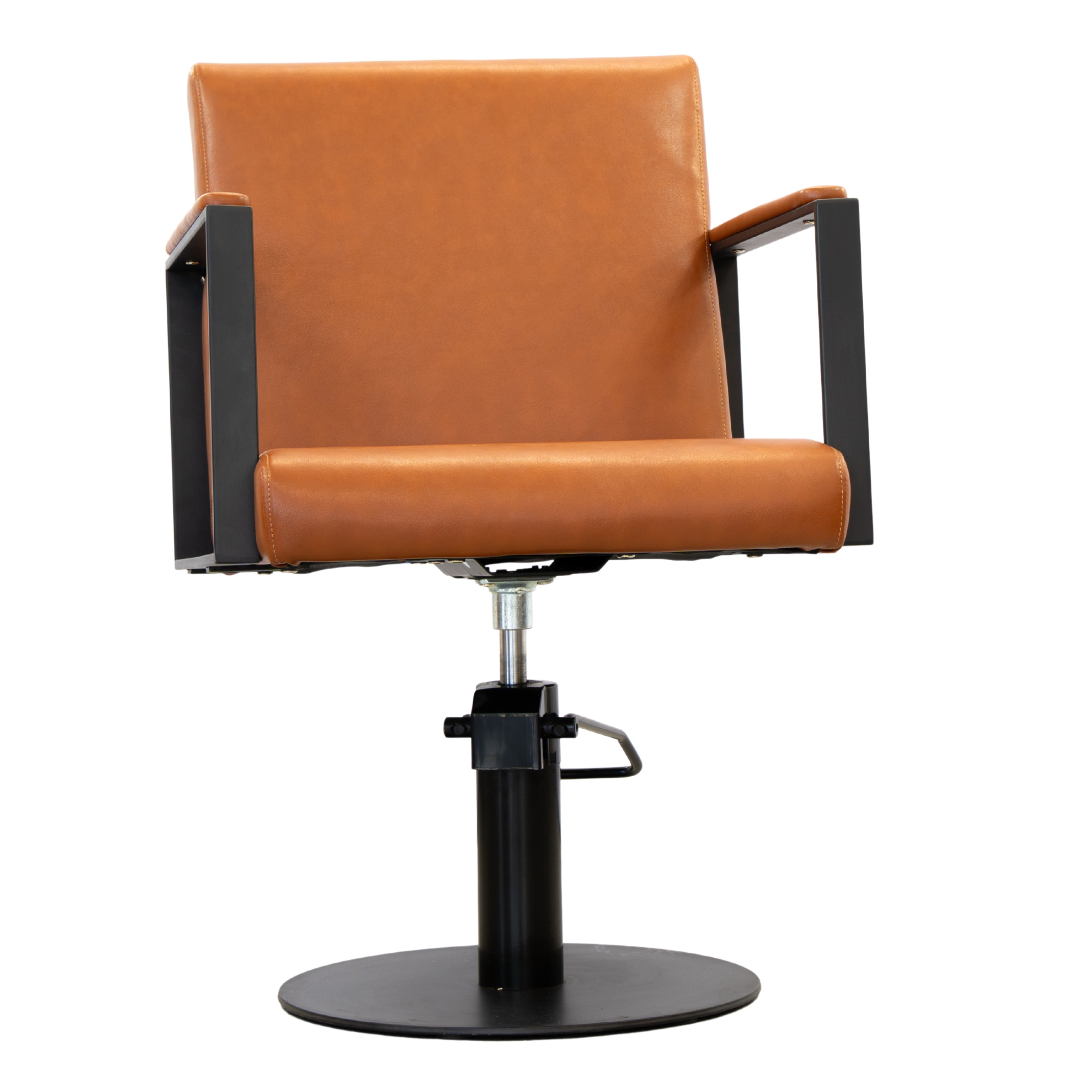 Karma Albury salon chair in toffee with black base