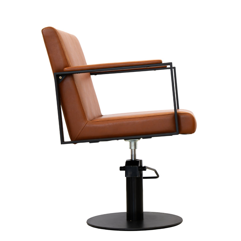 Karma Albury Salon Chair Tan/Black 02202201-zoom-