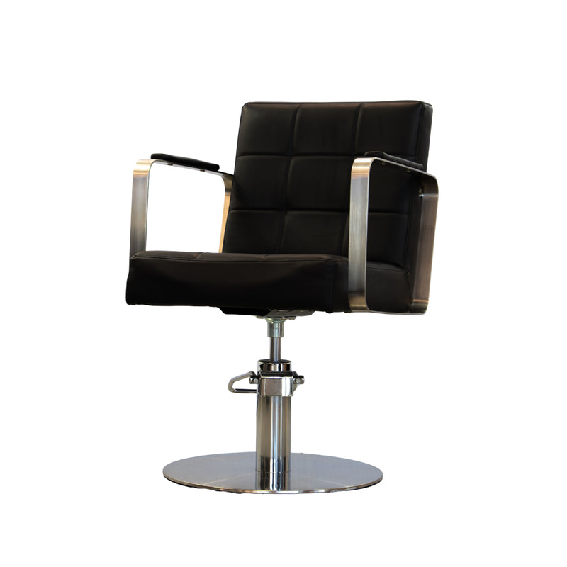 Karma Lithgow Salon Chair Black/Silver 02130102-zoom-