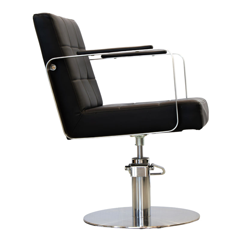 Karma Lithgow Salon Chair Black/Silver 02130102-zoom-