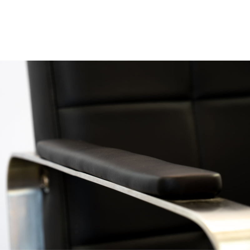 Karma Lithgow Salon Chair Black/Silver 02130102-zoom-